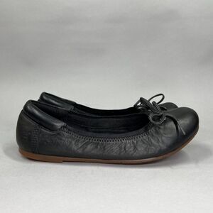 Timberland Women's Size 6 Black Leather Ballet Flats‎